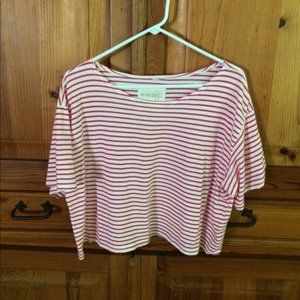 We the Free Striped Crop Top